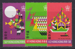 Hong Kong, Scott 306-308, MNH - Unused Stamps
