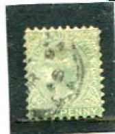 AUSTRALIA/SOUTH AUSTRALIA - 1875  1d  GREEN  PERF 10  FINE  USED  SG 158 - Usados