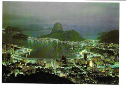 Rio De Janeiro Vista Noturna Da Baia Da Guanabara - Rio De Janeiro