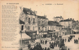 Cahors * Vue Sur Le Boulevard * Café De Bordeaux * Commerces Magasins - Cahors