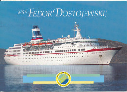 Canada Postcard Sent To Denmark 30-8-1995 (MS Tedor Dostojewskij Neckermann Seereisen) - Moderne Kaarten