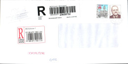 SLOVAQUIE AFFRANCHISSEMENT COMPOSE SUR LETTRE RECOMMANDEE POUR LA SUISSE 2007 - Covers & Documents