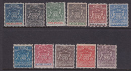 Rhodesia, Scott 1-11 (SG 1-6, 8/24), MLH/HR - Rhodesien (1964-1980)