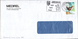 LUXEMBOURG SEUL SUR LETTRE POUR LA FRANCE 1987 - Lettres & Documents