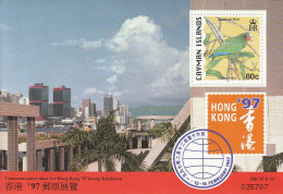 CAYMAN ISLANDS - BLOC N°25 ** (1997) "Hong Kong'97" : Perroquet. - Kaaiman Eilanden