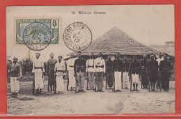 CONGO CARTE MILICIENS DE 1912 DE FORT CRAMPEL POUR ERMONT FRANCE - Storia Postale