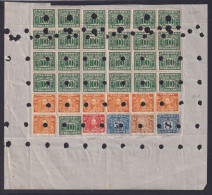 Canada Revenue (Federal), Van Dam FX45 (25) And Others On Document, Very Rare - Fiscales