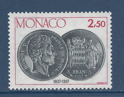 Monaco - YT N° 1600 ** - Neuf Sans Charnière - 1987 - Unused Stamps