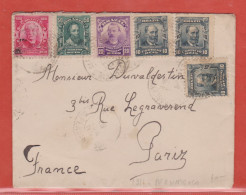 BRESIL LETTRE DE 1911 DE PERNAMBUCO POUR PARIS FRANCE - Storia Postale