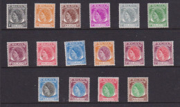 MALACCA  -  1954-55 Elizabeth II Set Hinged Mint - Malacca