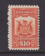 Canada Revenue (Ontario), Van Dam OST14, MNH - Steuermarken