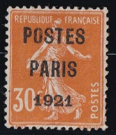 France Préoblitéré N°29 - Neuf Sans Gomme - TB - 1893-1947