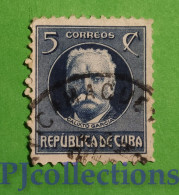 S701 - CARAIBI - CARIBBEAN 1917 CALIXTO GARCIA 5c USATO - USED - Used Stamps