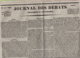 JOURNAL DES DEBATS 25 06 1836 - TURQUIE - AUTRICHE - LONDRES PROCES POUR ADULTERE LORD MELBOURNE - TAFNA ORAN - LE HAVRE - 1800 - 1849