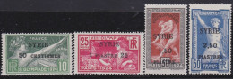 Syrie        .   Y&T     .   122/125    .     **  (125: * -VLH)        .     MNH - Neufs