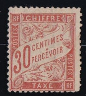 France Taxe N°34 - Neuf Sans Gomme - B - 1859-1959 Neufs