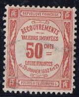 France Taxe N°47 - Oblitéré - TB - 1859-1959 Usati