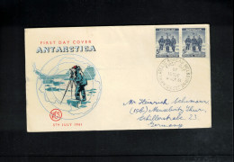 Australian Antarctic Territory 1961 FDC - Lettres & Documents