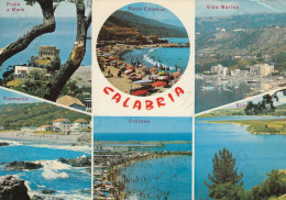 CARTOLINA  CALABRIA-PRAIA A MARE-PIZZO CALABRO-VIBO MARINO-DIAMANTE-CROTONE-SILA-VACANZA,BELLA ITALIA,VIAGGIATA 1978 - Crotone