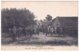 Alveringem Stavele Fête Des Zouaves Arrivée Des Généraux Militaria CPA Flandre Occidentale - Alveringem