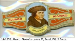 Vitolas Alvaro. Filósofos Serie 2ª. 14-1602 - Bagues De Cigares