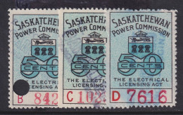 Canada Revenue (Saskatchewan), Van Dam SE19-SE21, Used - Revenues