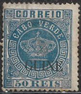 Portuguese Guine – 1885 Crown Type 50 Réis Mint Stamp - Portugees Guinea