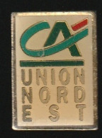 77369-Pin's- Banque Credit Agricole.union Nord Est. - Banques