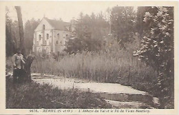 CPA Mériel L'Abbaye Du Val Et Le Ru Du Vieux-Moutiers - Meriel