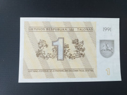 1 TALONAS 1991.P-32b.LITUANIE NEUF/UNC - Lituania