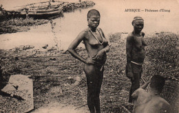Ethnologie Afrique: Deux Femmes Pêcheuses D'Etang - Carte Non Circulée - Senegal