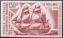 Essai De Couleur  Taaf/fsat Bateau Le Rolland  Yvert PA 32  MNH **4 - Ongetande, Proeven & Plaatfouten