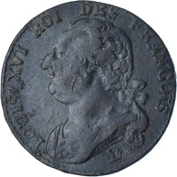 France, Louis XVI, 12 Deniers François, 1792/1 - An 4/3, Lyon, 2e Sem, TTB - Sonstige & Ohne Zuordnung