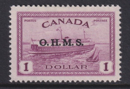 Canada, Scott O10, MLH - Surchargés