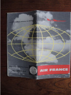 Air France-itinéraires Longs Courriers-hémisphères Sud-1960-caravelle-boieng - Boeken