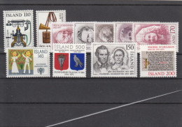 Iceland 1979 - Full Year MNH ** - Annate Complete