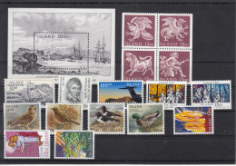 Iceland 1987 - Full Year MNH ** - Annate Complete