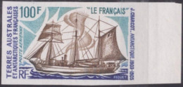 Essai De Couleur Multicolore Taaf/fsat Bateau Le Français   Yvert PA 38 MNH ** - Non Dentelés, épreuves & Variétés