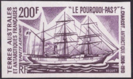 Essai De Couleur Taaf/fsat Bateau Le Pourquoi Pas Yvert PA 39 MNH **2 - Geschnittene, Druckproben Und Abarten