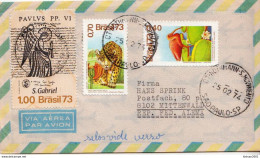 Postal History Cover: Brazil Stamps On Cover - Covers & Documents