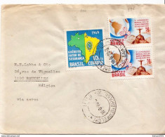 Postal History Cover: Brazil Stamps On Cover - Lettres & Documents