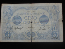 5 Cinq  Francs BLEU - 4 JUIN 1915 **** EN ACHAT IMMEDIAT **** - 5 F 1912-1917 ''Bleu''