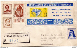 Postal History Cover: Brazil SS And Stamps On Cover - Cartas & Documentos