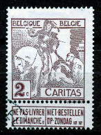 BELGIE - OBP Nr 85 V1 - Gest./obl.  - PLAATFOUT/VARIETE -  Cote 32,50 € ( Ref. 44) - 1901-1930