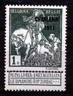 BELGIE - OBP Nr 101 V3 (LUPPI) - MH*  - PLAATFOUT/VARIÉTÉ - ( Ref. 51) - 1901-1930