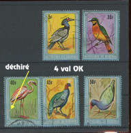 1980 ?  Oiseaux Avec Cadre Vert.  4 Val Ø - Usati