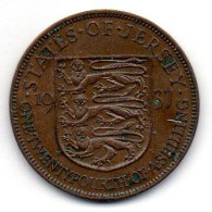 JERSEY, 1/24 Shilling, Bronze, Year 1937, KM # 17 - Jersey