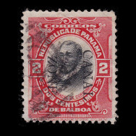 CANAL ZONE STAMP.1909.2c.SCOTT 27.USED.Overprint Reading Downp - Kanaalzone