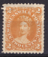 New Brunswick - Mi Nr 5 - No Gum, Tear Left Upper Corner (across '2') (ZSUKKL-0011) - Unused Stamps