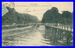* ISLE ADAM - L'Isle Du Prieuré - Passerelle Et Pont De Fer - Péniches Péniche - Animée - Edit. TRIANON N° 1791 - 1907 - L'Isle Adam